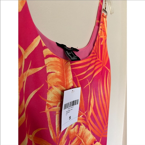 NEW Forever 21 Tropical Dress - Picture 2 of 2